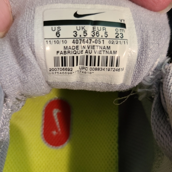 Nike Lunarglide 2 Flywire Women's (6) Gray and Purple Running Shoes 407647-051 - Picture 11 of 11